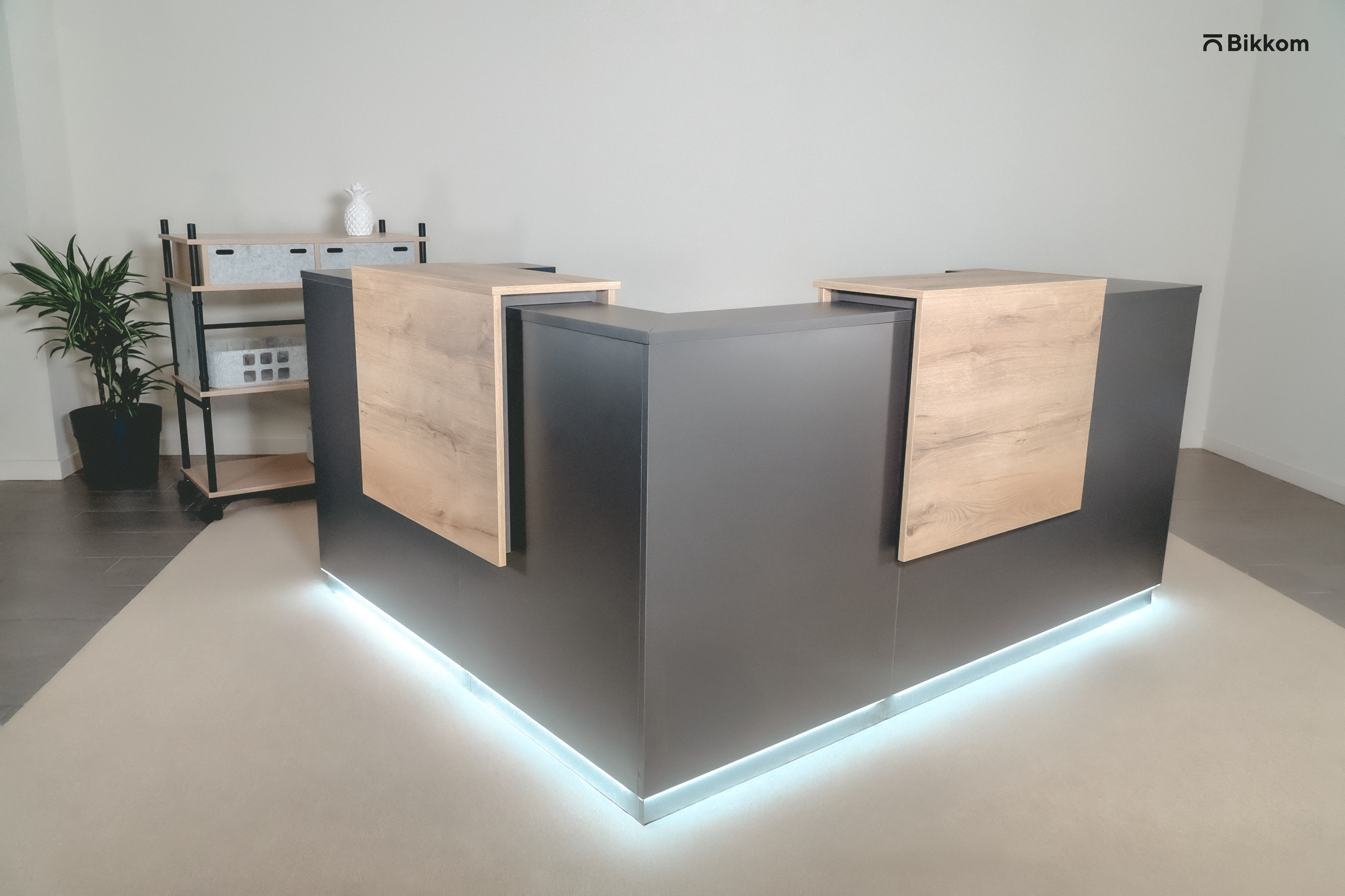 Receptiebalie in L vorm Duomo