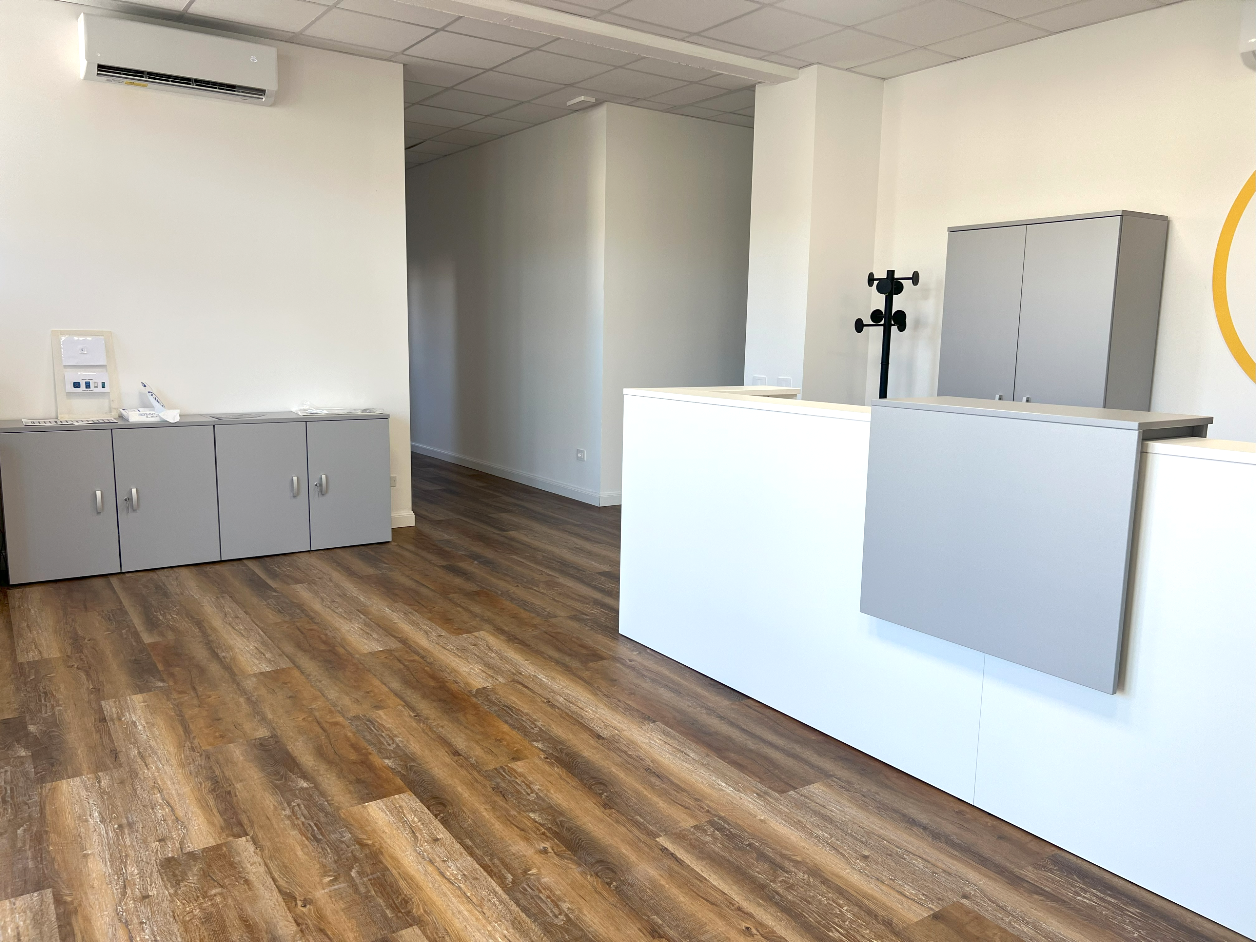 Ontvangstruimte van een kliniek