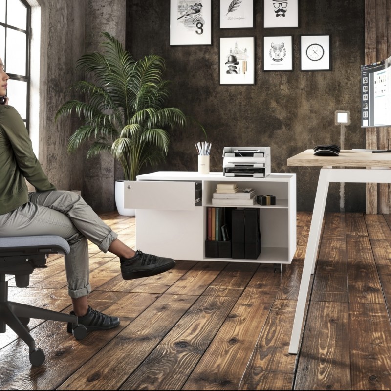 cajonera Zeta blanca oficinas