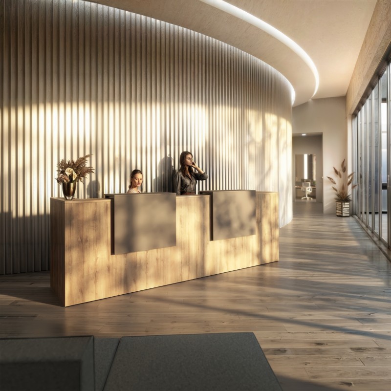 Pakket: Receptiebalie Sotto + 2 stoelen - Bikkom