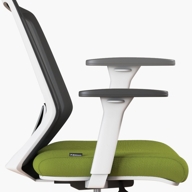 Ergonomische bureaustoel Vita White - Bikkom