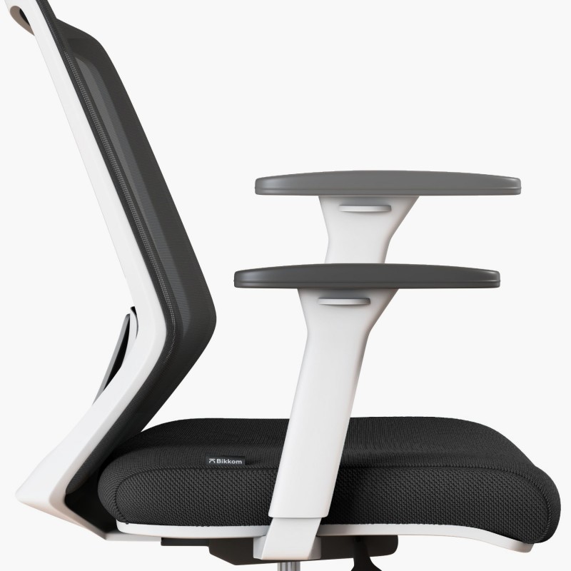 Ergonomische bureaustoel Vita White - Bikkom
