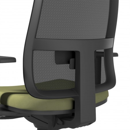 Ergonomische bureaustoel Lisa Noire - Bikkom