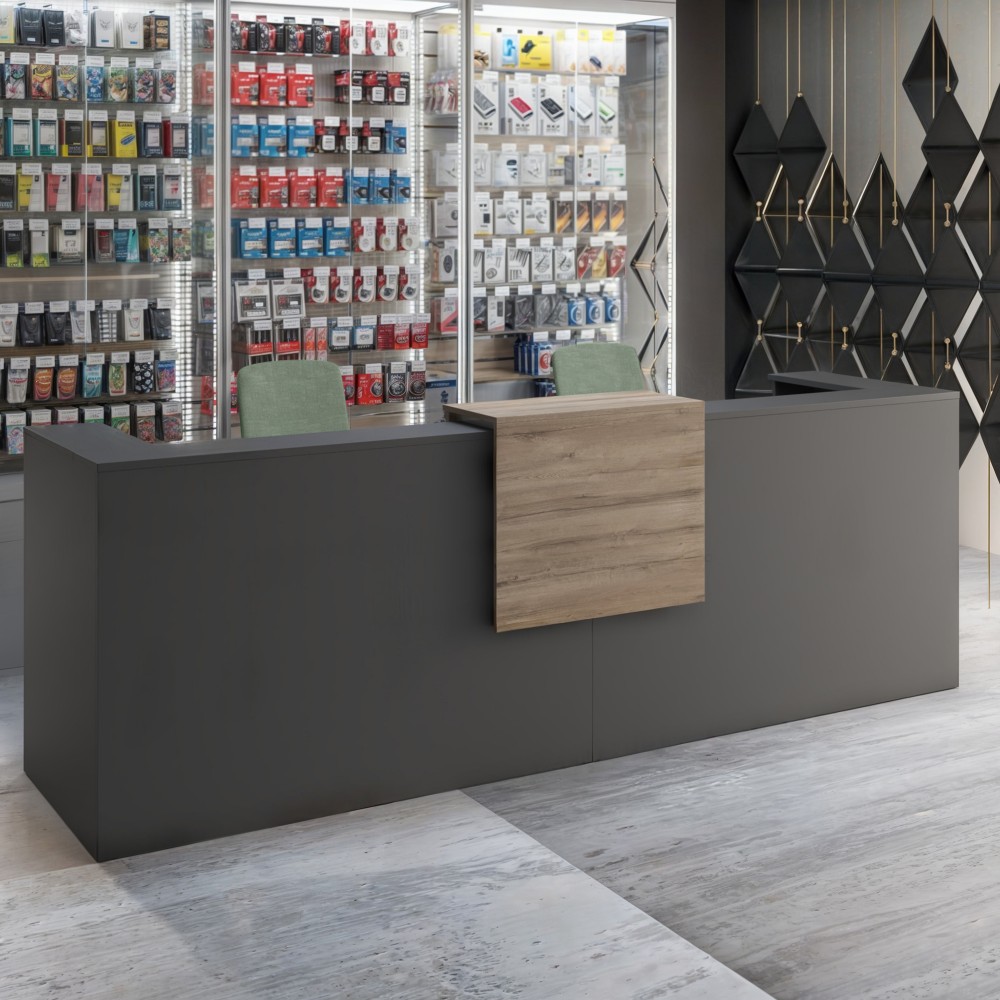 Receptiebalie Sotto et deux ergonomische bureaustoel