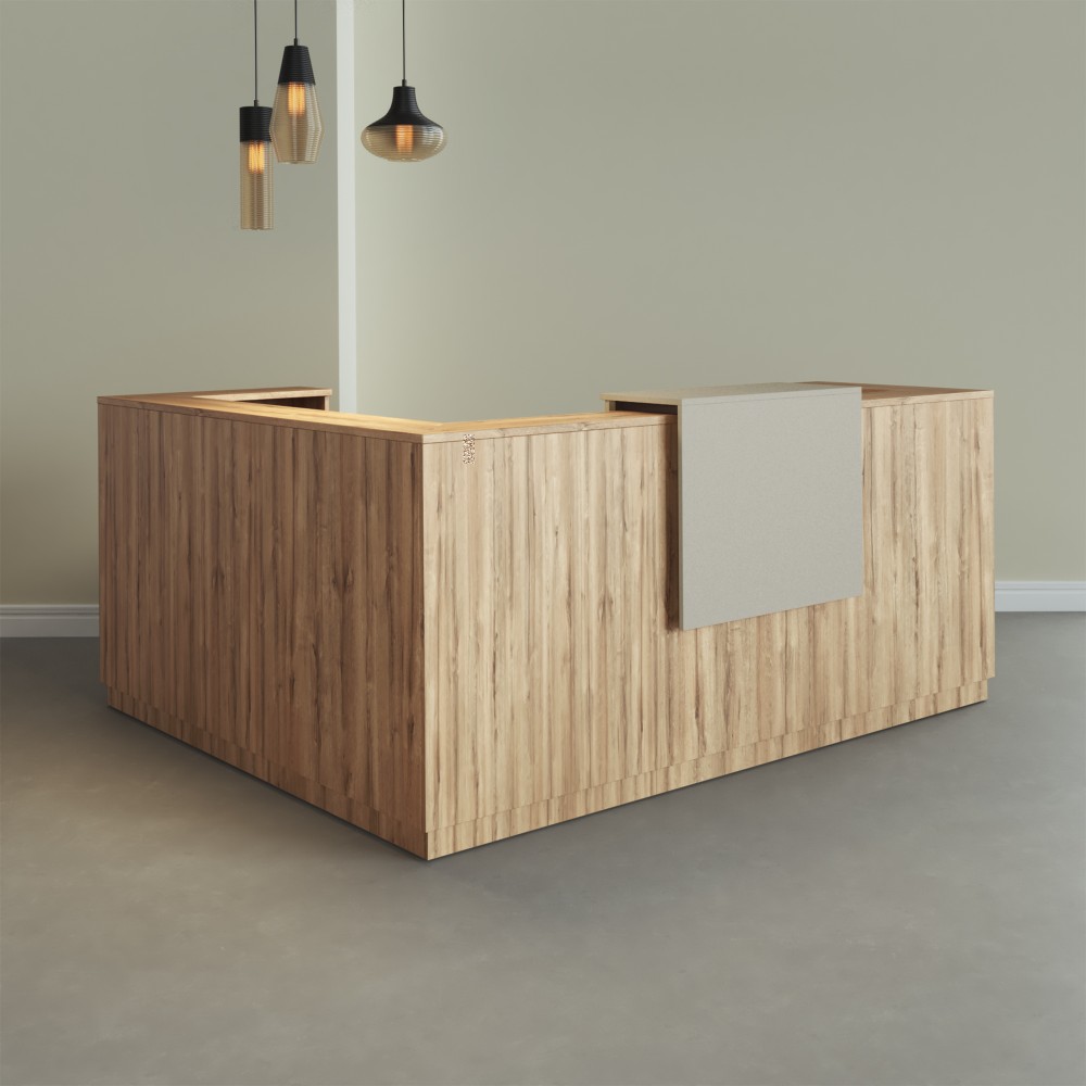 Receptiebalie in L-vorm Duomo  - Bikkom