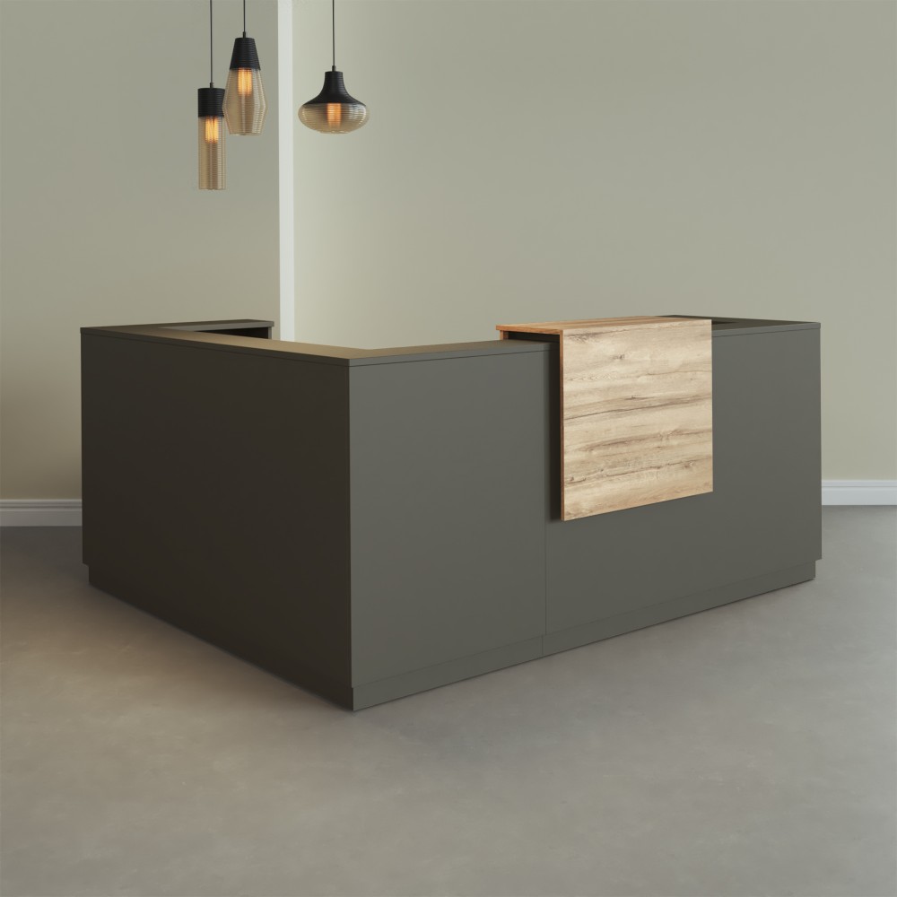 Receptiebalie in L-vorm Duomo  - Bikkom