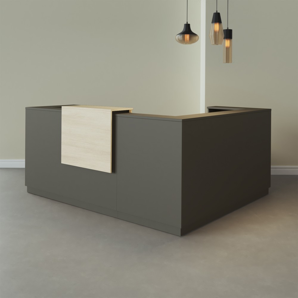 Receptiebalie in L-vorm Duomo  - Bikkom