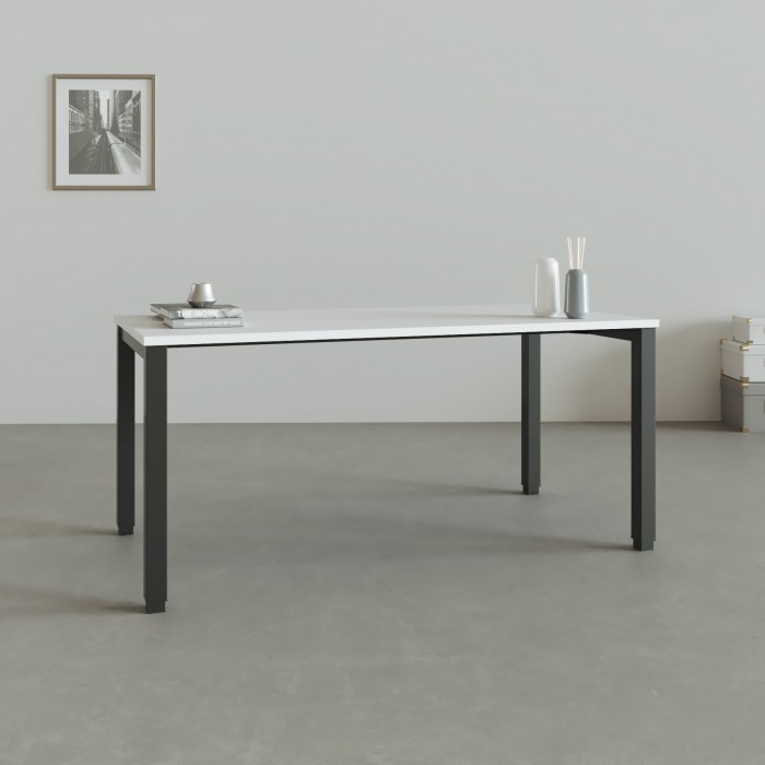 Mesa escritorio Modus blanca y negra
