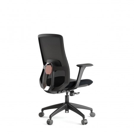 Chaise Sofia Black vue latérale