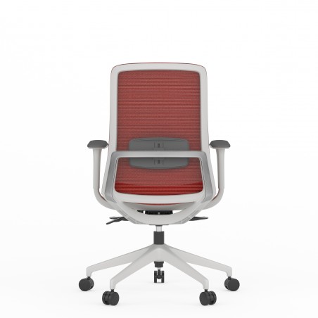 Vue frontale chaise Emma Grey