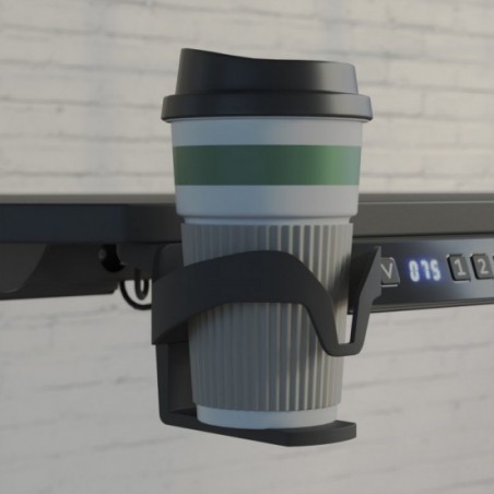 Gaming bureau met LED Nexa Pulse, bekerhouder