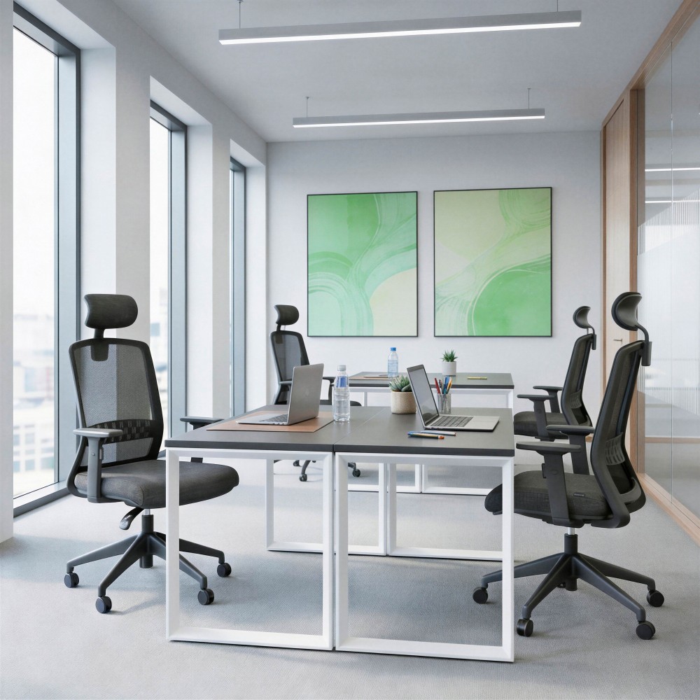 Ergonomische bureaustoel Gala Black - Bikkom