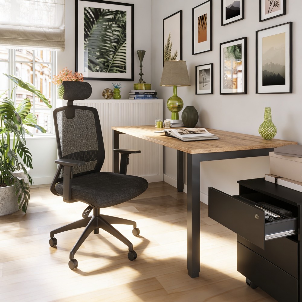 Ergonomische bureaustoel Gala Black - Bikkom