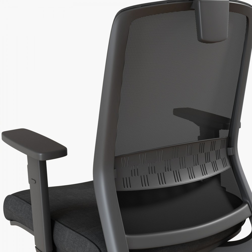 Ergonomische bureaustoel Gala Black - Bikkom