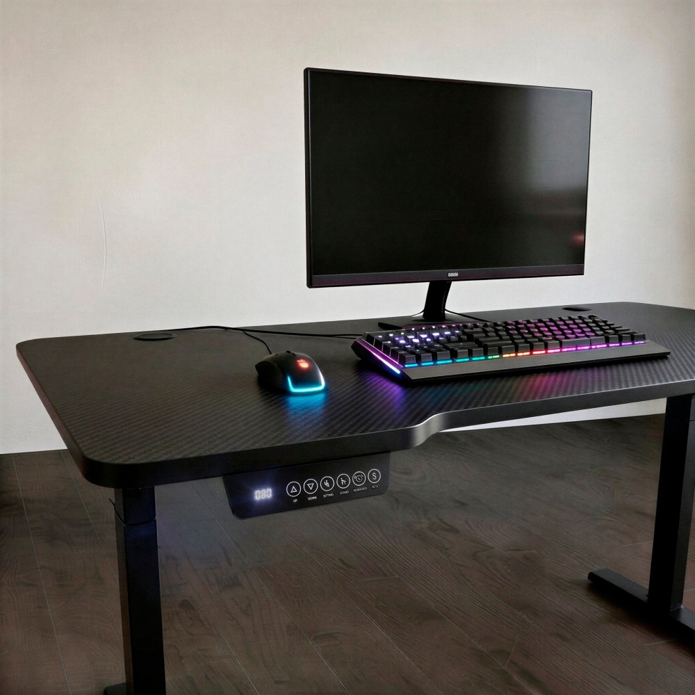 Gaming bureau zwart Aero