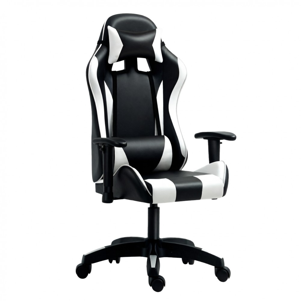 Witte Gaming Stoel Exon Race