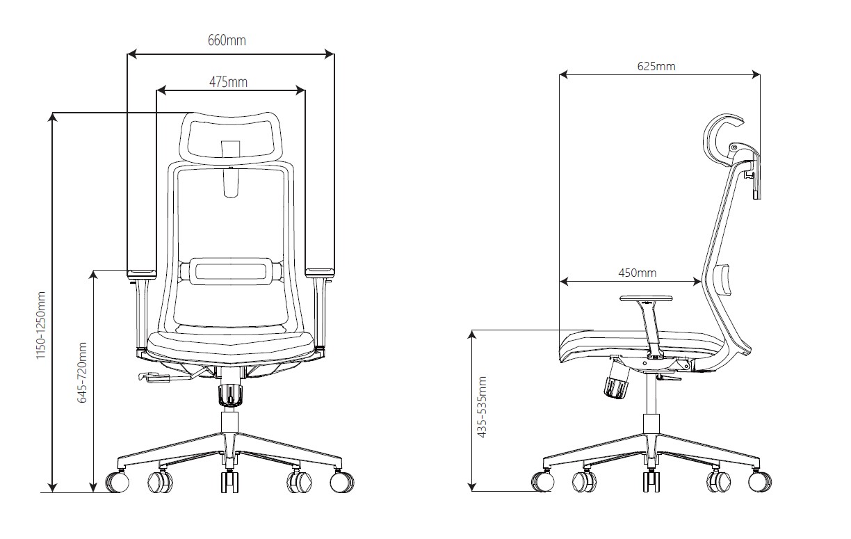 Afmetingen Becca Grey Plus