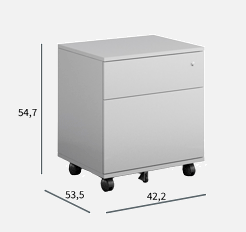 Afmetingen Milos rolcontainer