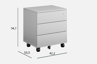 Afmetingen Milos rolcontainer