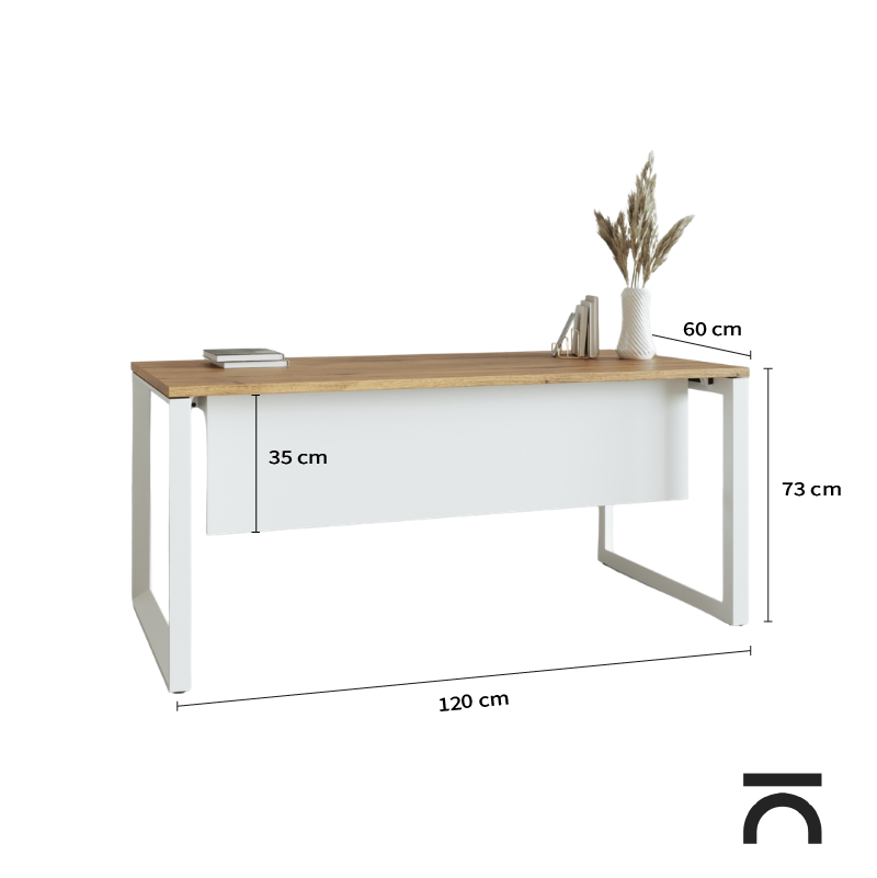 Afmetingen bureautafel Regina