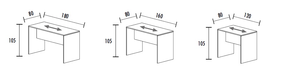 Afmetingen statafel Tarnos