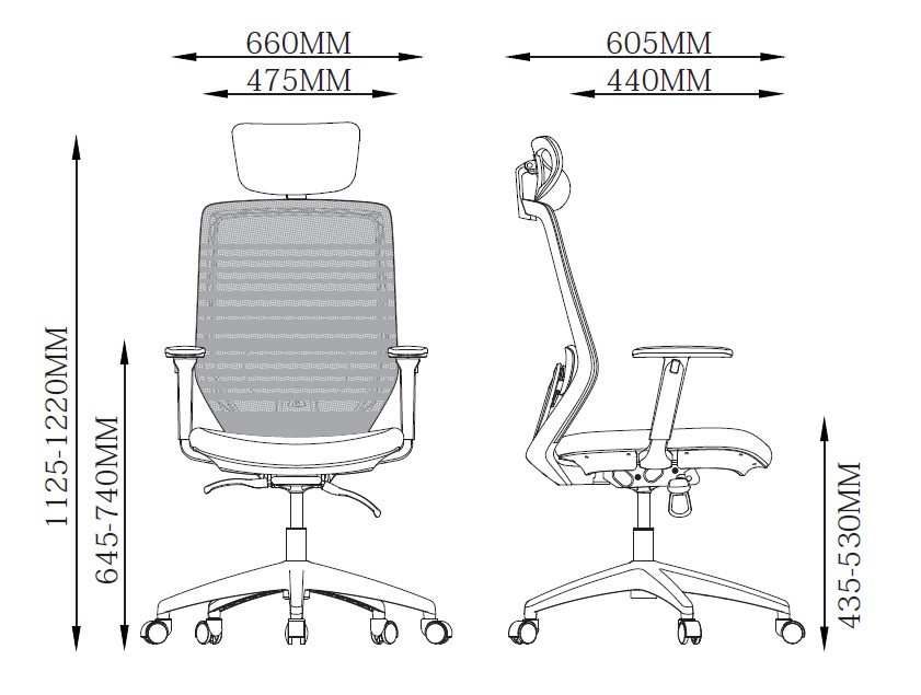 Afmetingen Vita White Plus