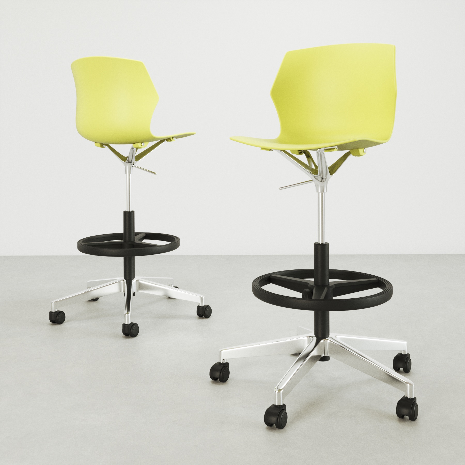 Natalia Barkruk met wieltjes