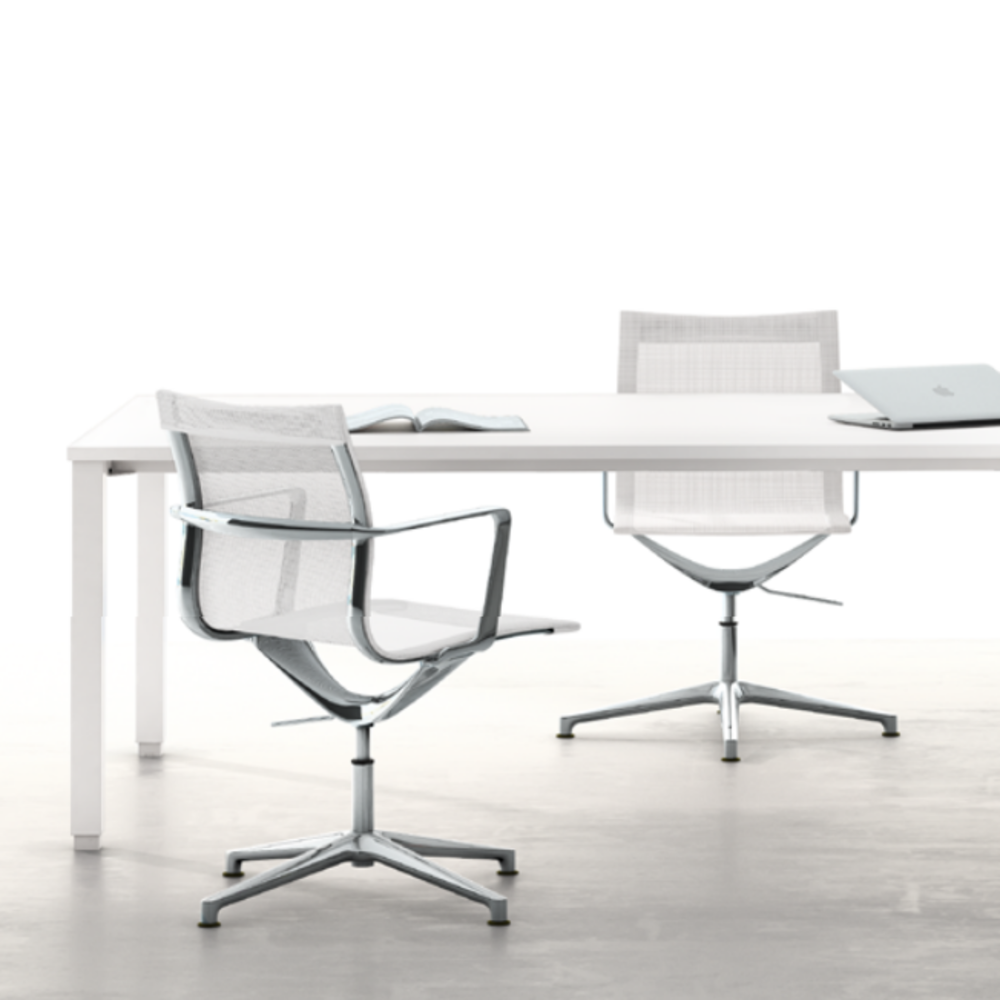 Idara White Bezoekersstoel