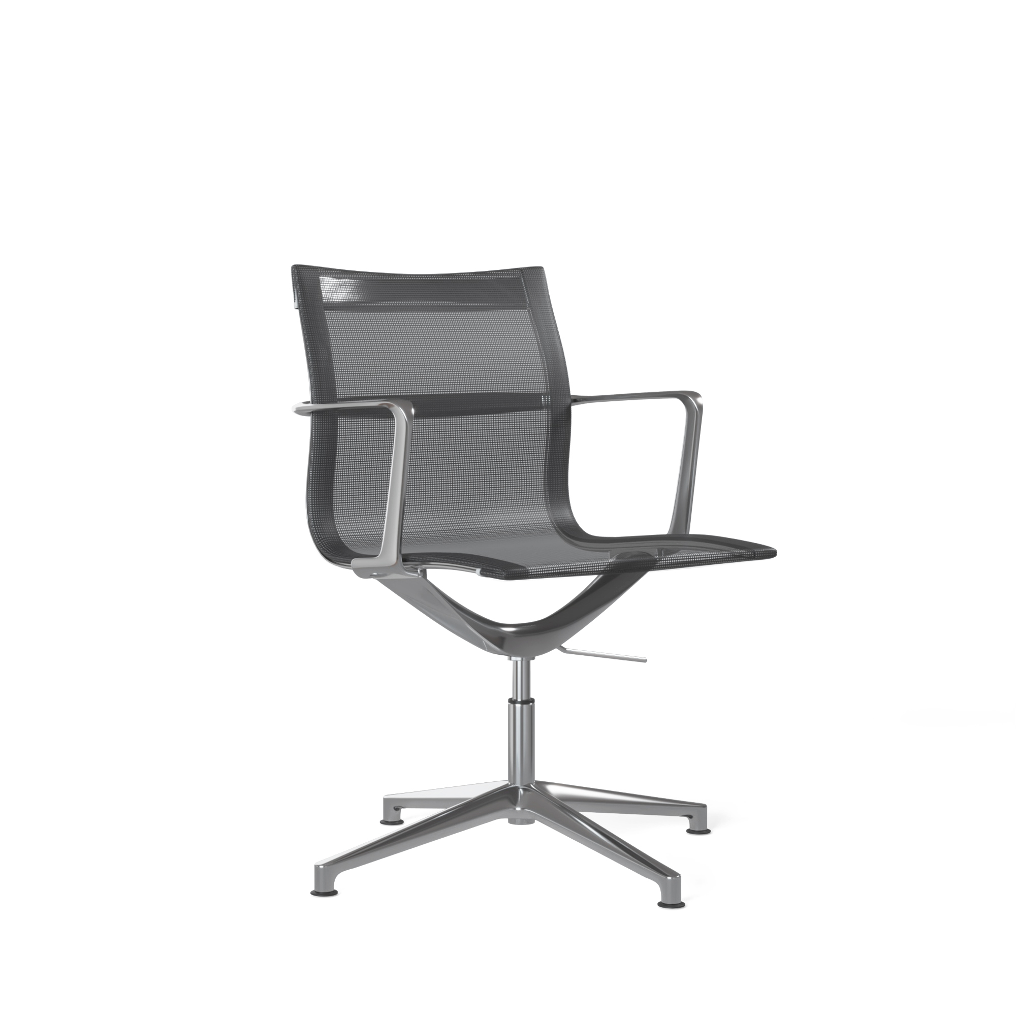 Idara Black Bezoekersstoel