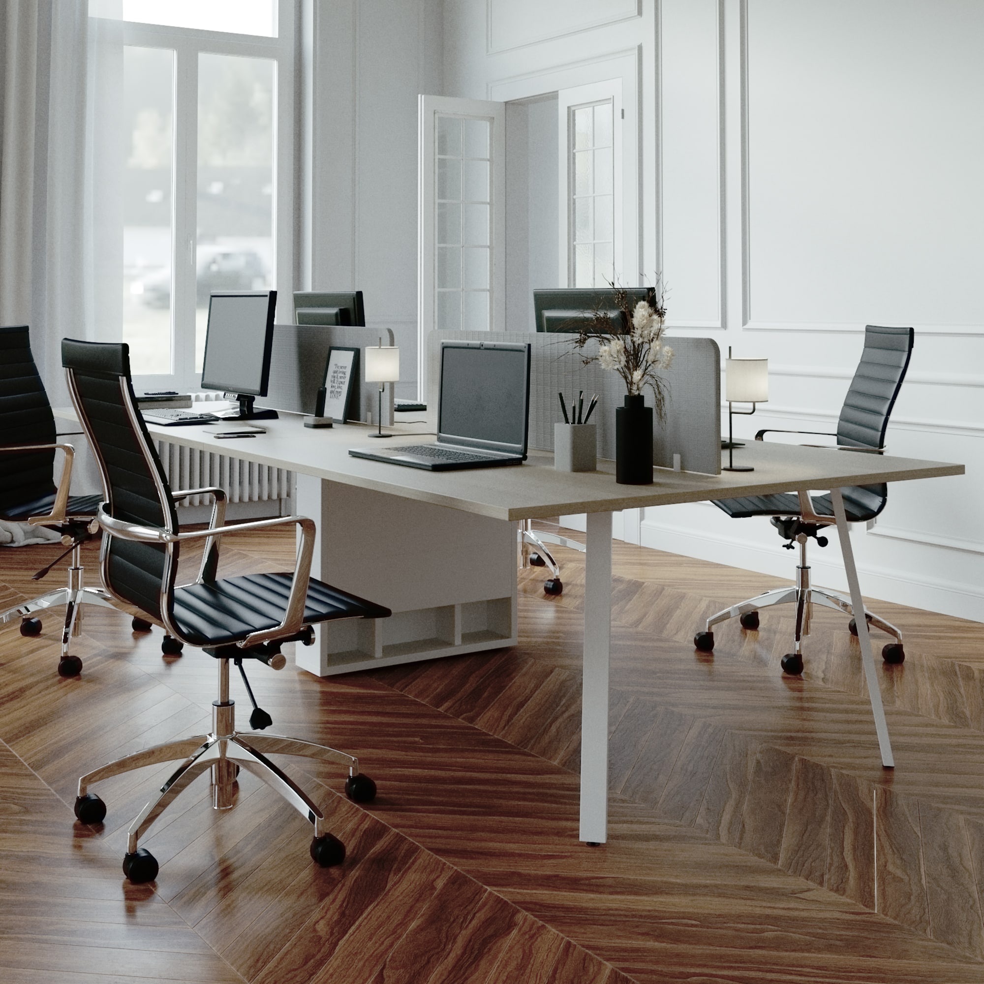 Idara Black Gestoffeerd