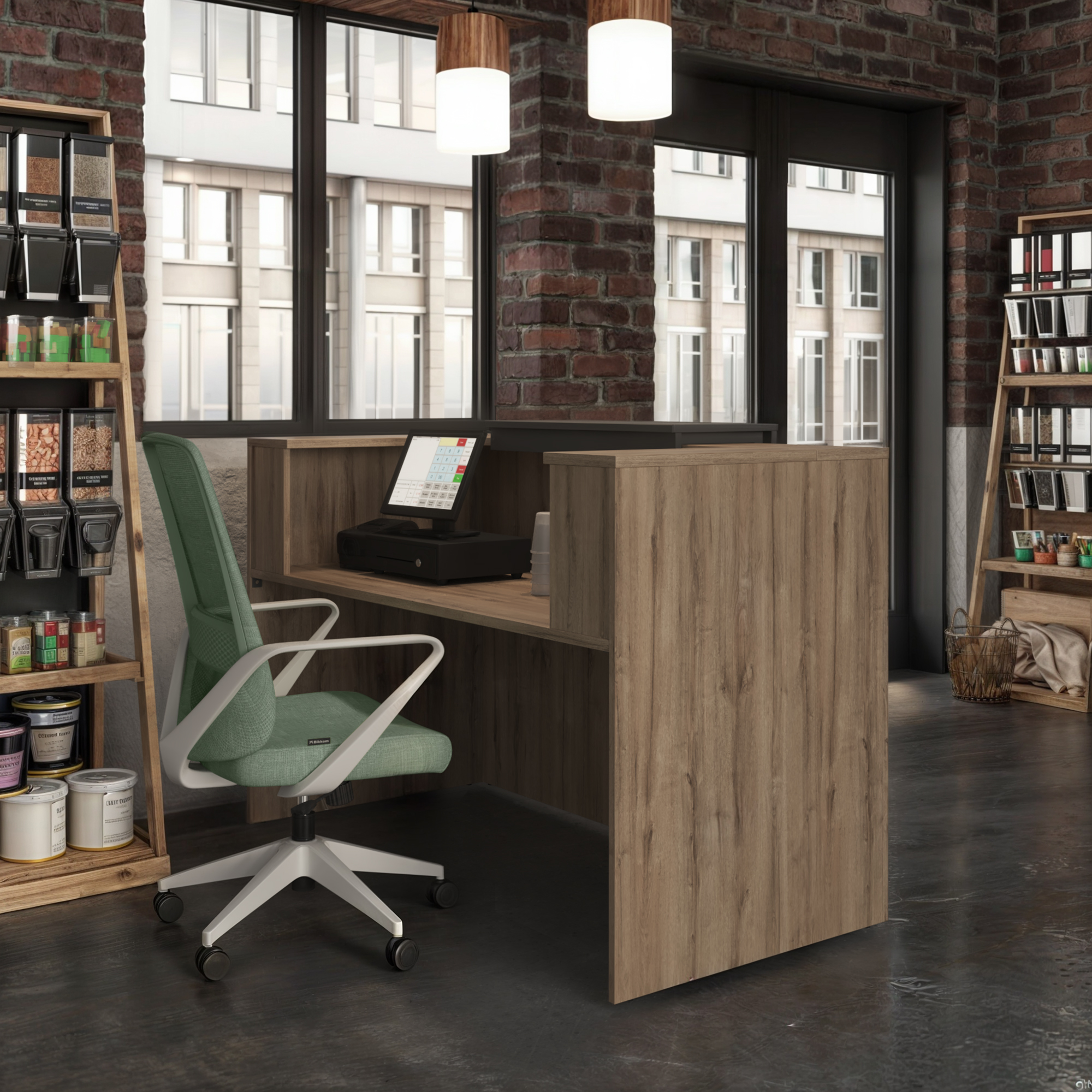 Pakket: Receptiebalie Duomo + stoel