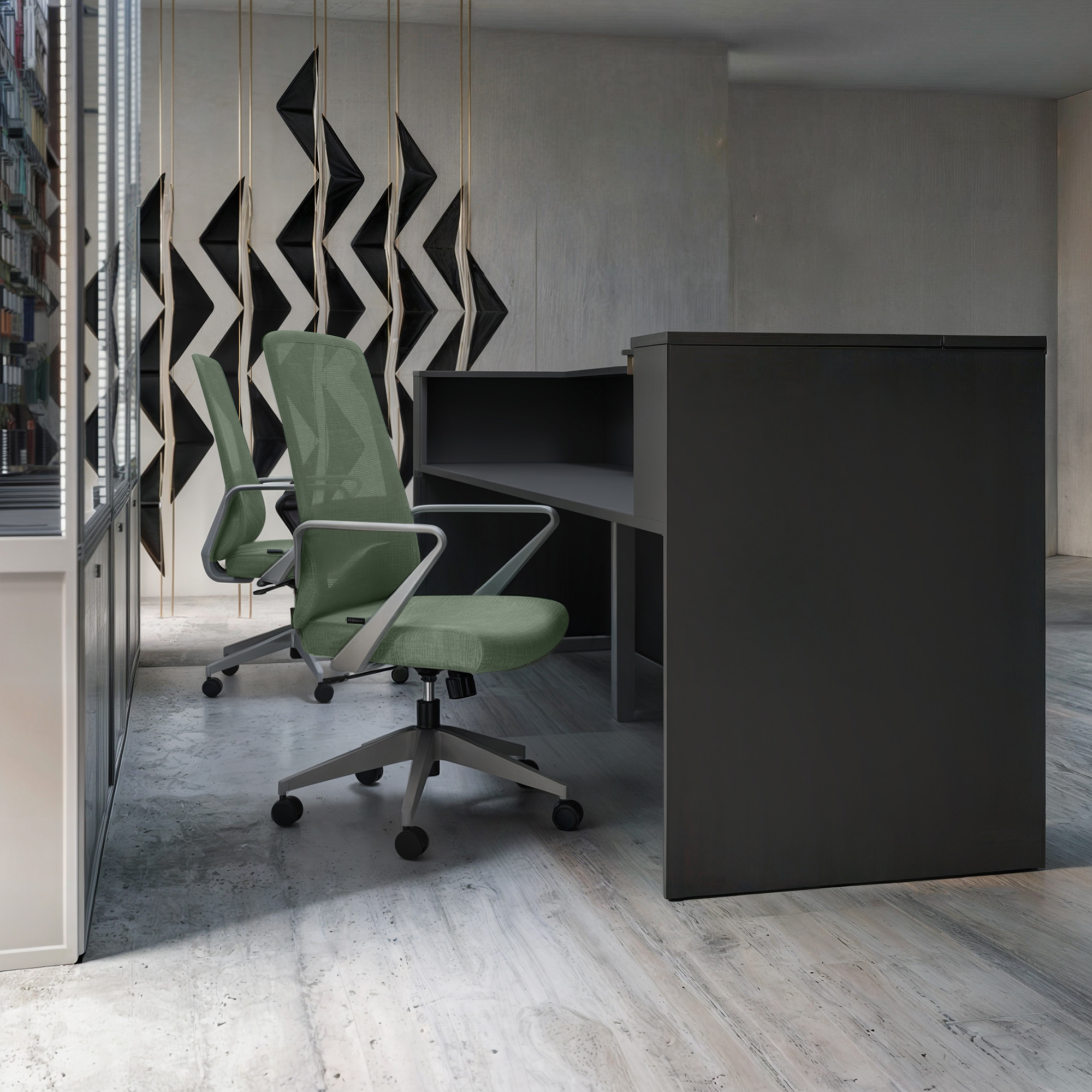 Pakket: Receptiebalie Sotto + 2 stoelen