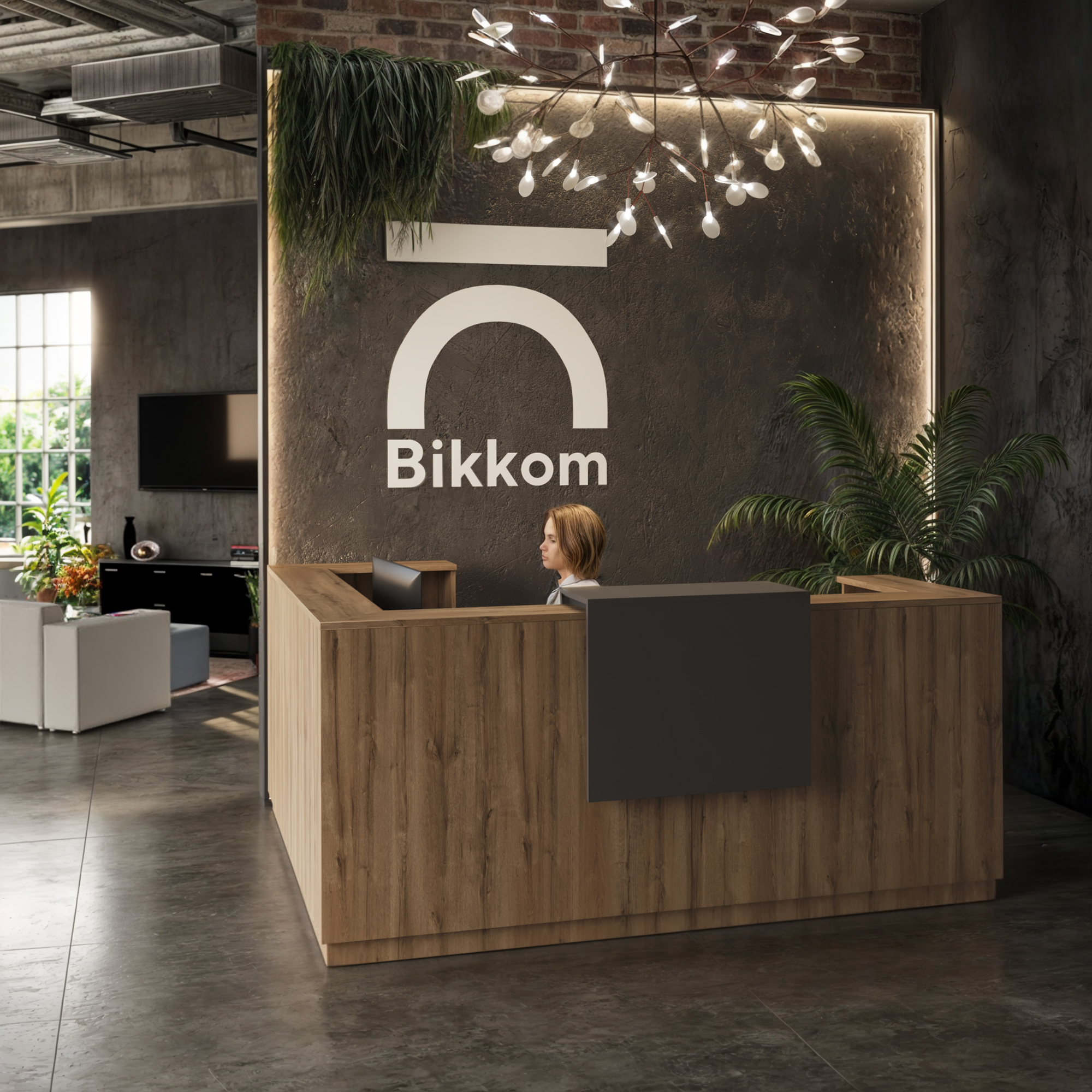 Receptiebalie in L vorm Duomo