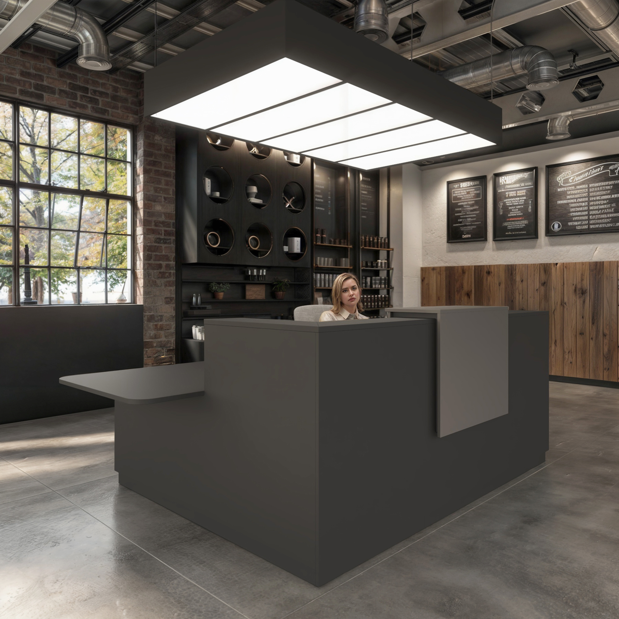 Rolstoeltoegankelijke Hoekreceptiebalie Duomo