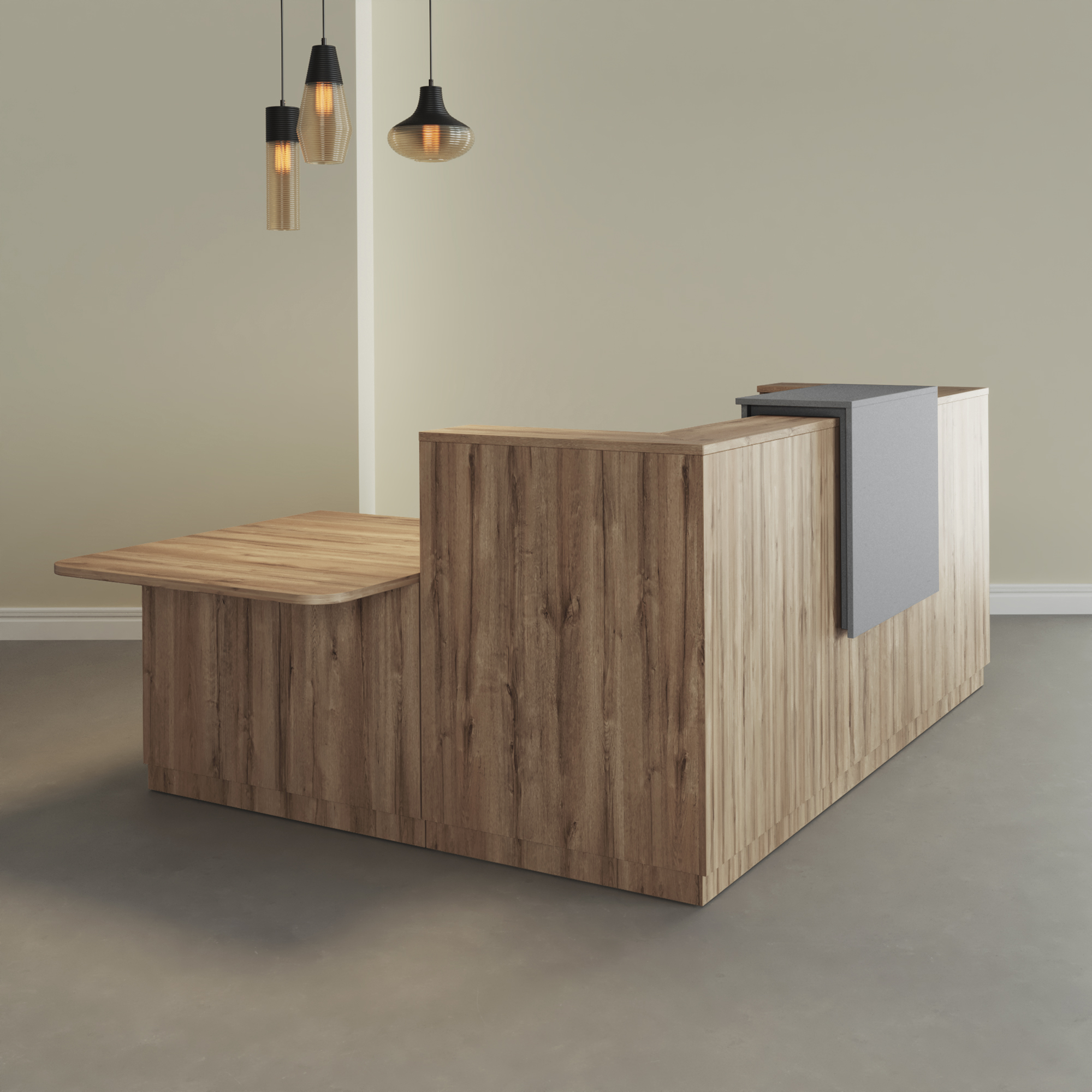 Rolstoeltoegankelijke Hoekreceptiebalie Duomo