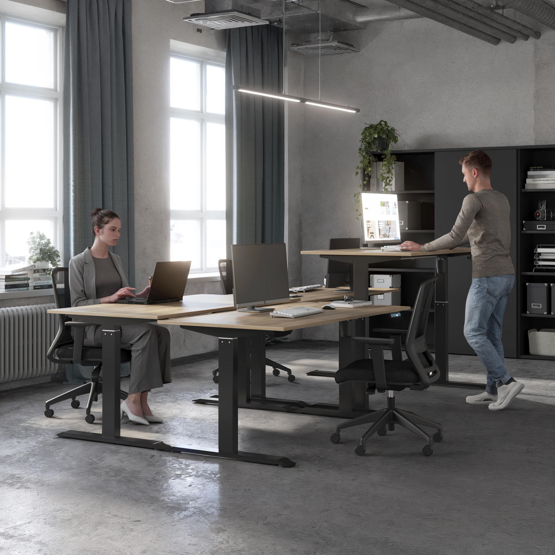 Zit-sta bureau Elevia