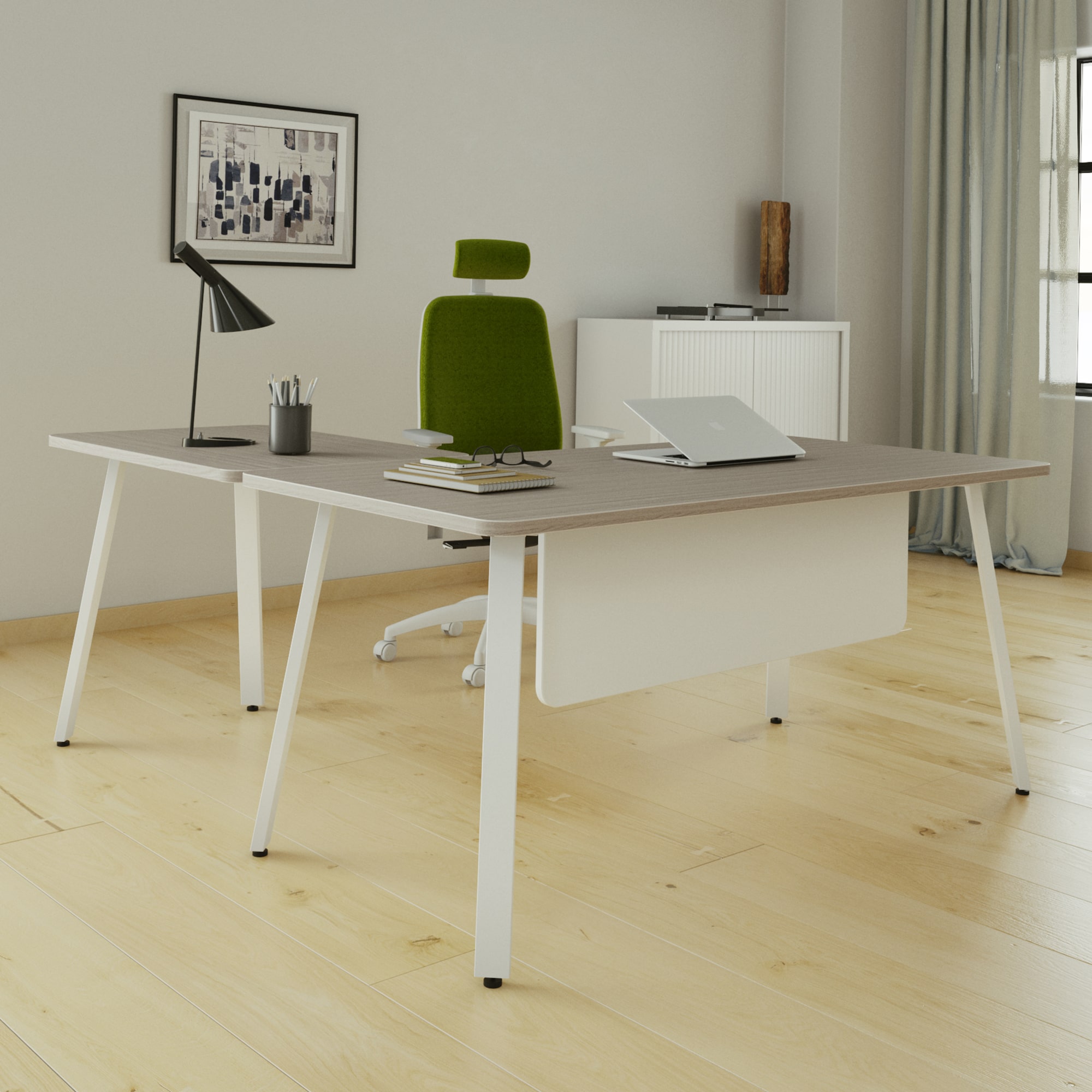 Hoekbureau Genius White