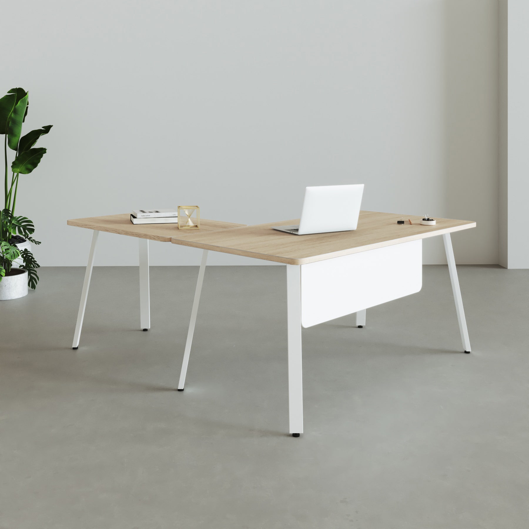 Hoekbureau Genius White