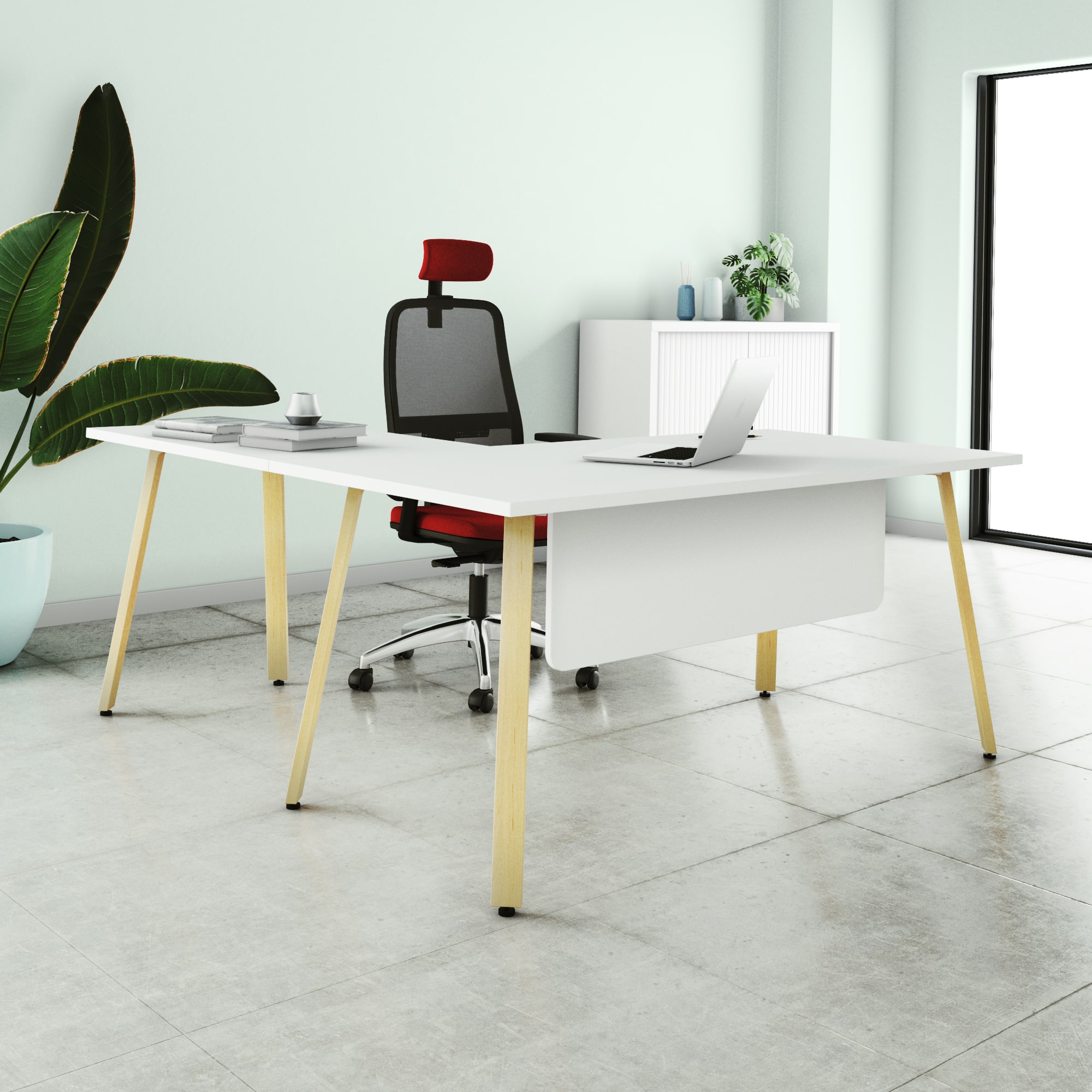 Hoekbureau Genius Wood